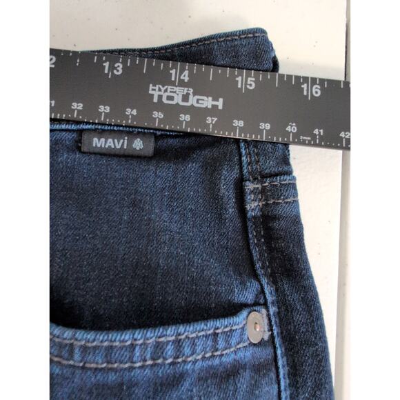 Mavi Jake Jeans Men Size 31x31* Slim Leg Mid Rise Dark Wash Stretch Denim - Picture 9 of 13